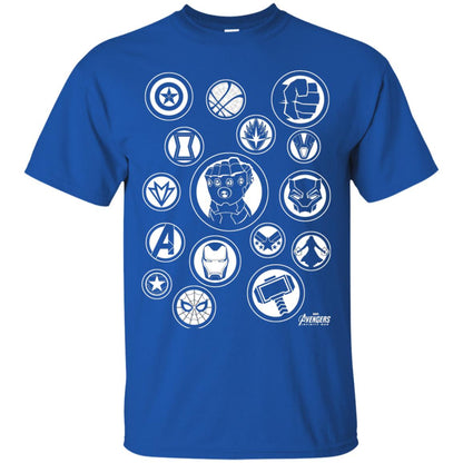 Infinity War Tonal Hero Icon Movie T-shirt Royal
