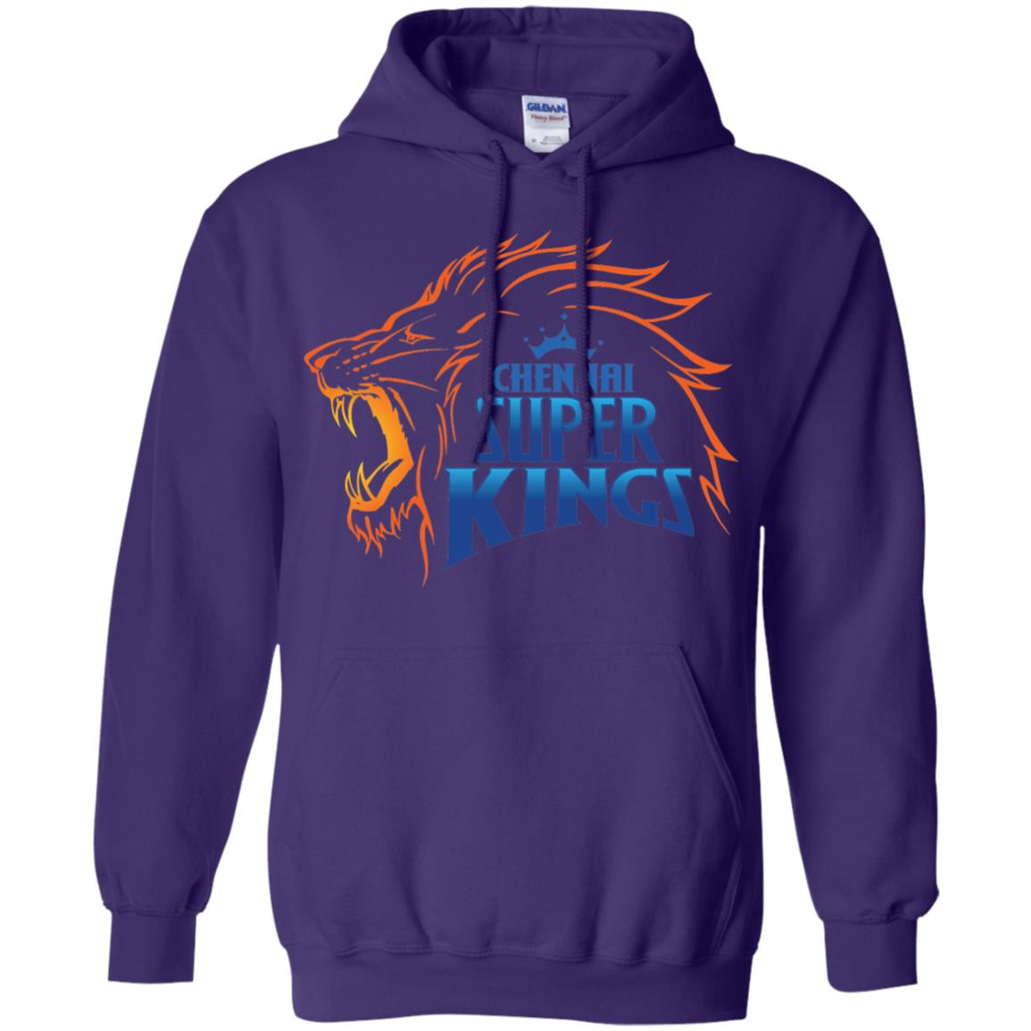 Chennai Super Kings Cricket Fans 2018 T-shirt Purple
