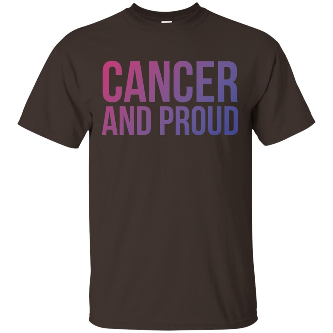 Cancer And Proud Lgbt Gear Bi Flag Gradient Shirt Dark Chocolate
