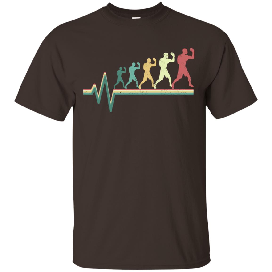 Boxing Heartbeat Boxer Gift Shirt Dark Chocolate