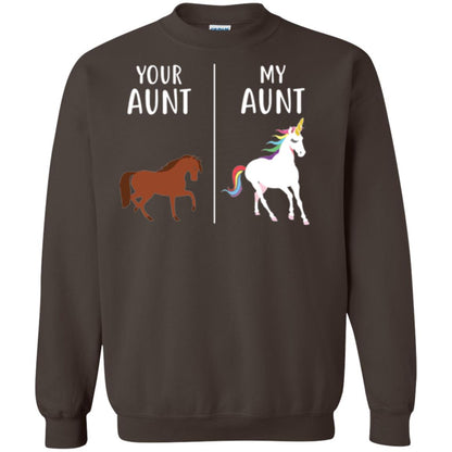 Unicorn T-shirt Your Aunt My Aunt Dark Chocolate