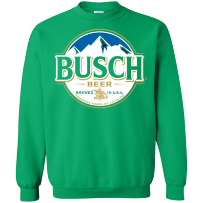 Beer Lovers T-shirt Busch Beer Irish Green