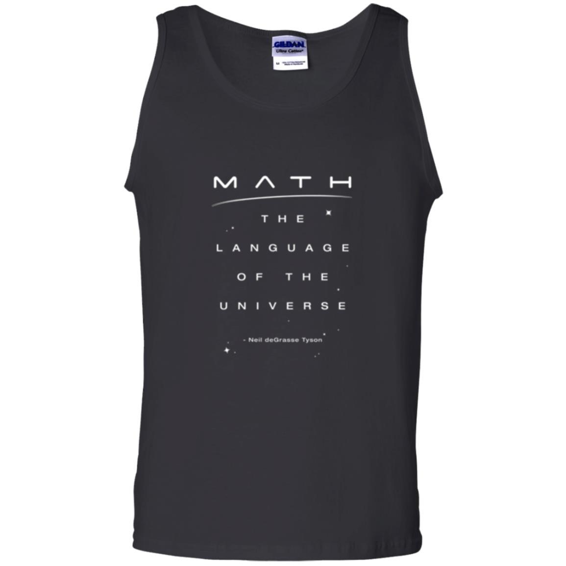 Math Lover T-shirt The Language Of The Universe Black