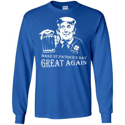 Anti Trump T-shirt Make St.patrick's Day Great Again With American President Royal
