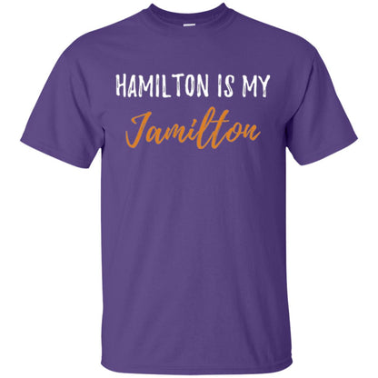 Musican T-shirt Hamilton Is My Jamilton Purple