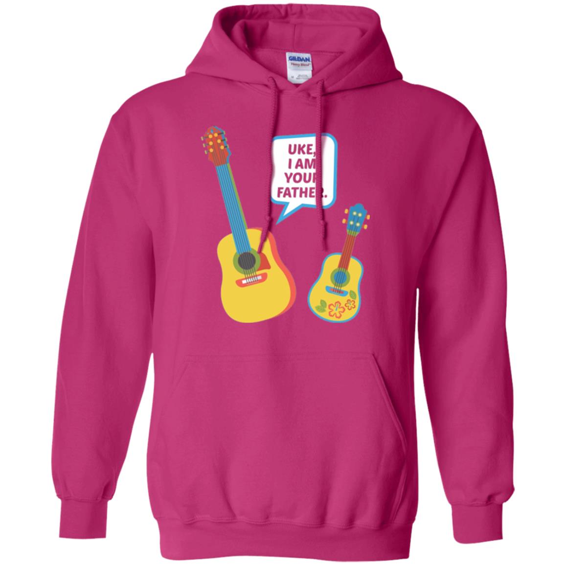 Ukulele Lovers T-shirt Uke I Am Your Father Heliconia