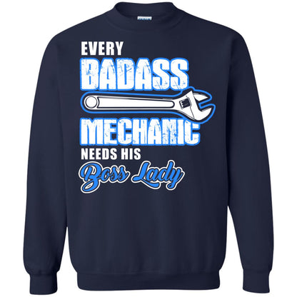Every Badass Mechanic Needs His Boss Lady Shirt Navy