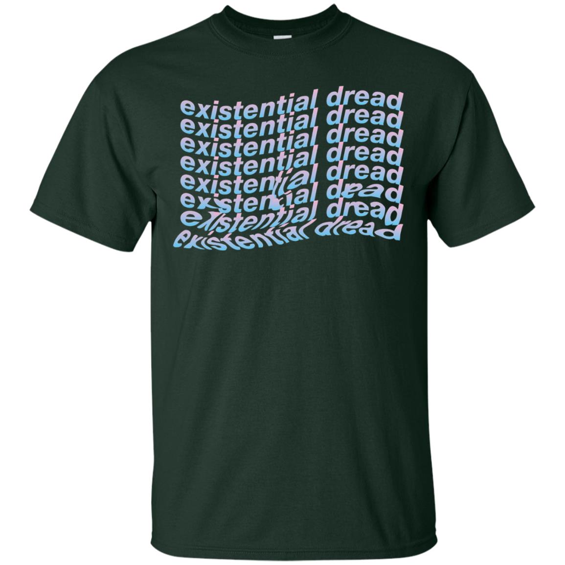 Existential Dread Waves Melting Distortion Aesthetic T-shirt Forest