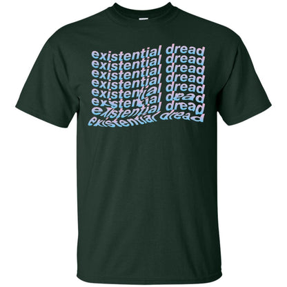 Existential Dread Waves Melting Distortion Aesthetic T-shirt Forest