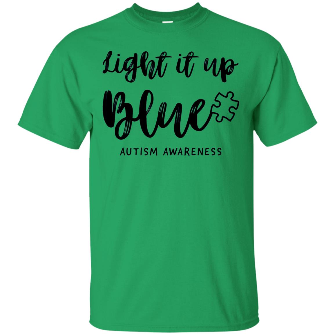 Autism Awareness Shirts Light It Up Blue Irish Green
