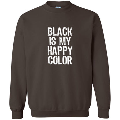 Black Is My Happy Color T-shirt Dark Chocolate