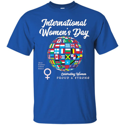 International Women_s Day T-shirt Royal
