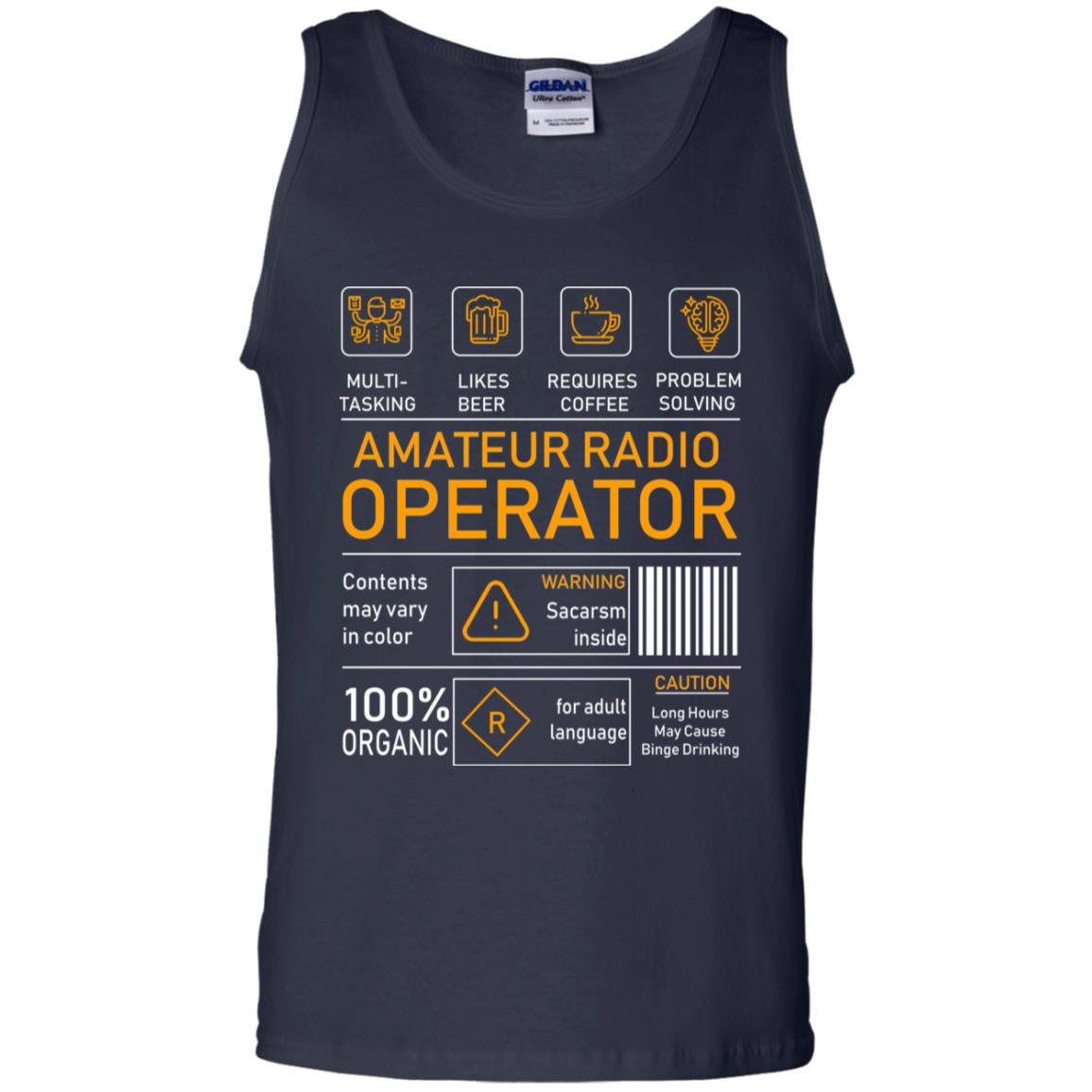 Amateur Radio Operator Gift Shirt Navy