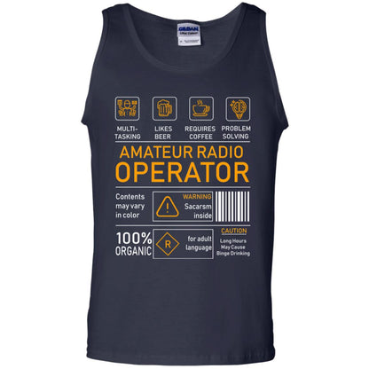 Amateur Radio Operator Gift Shirt Navy