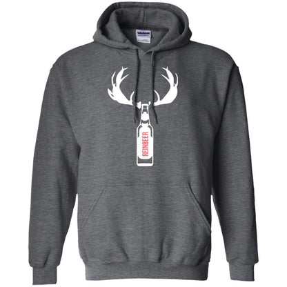 Christmas T-shirt Funny Christmas Reinbeer Dark Heather