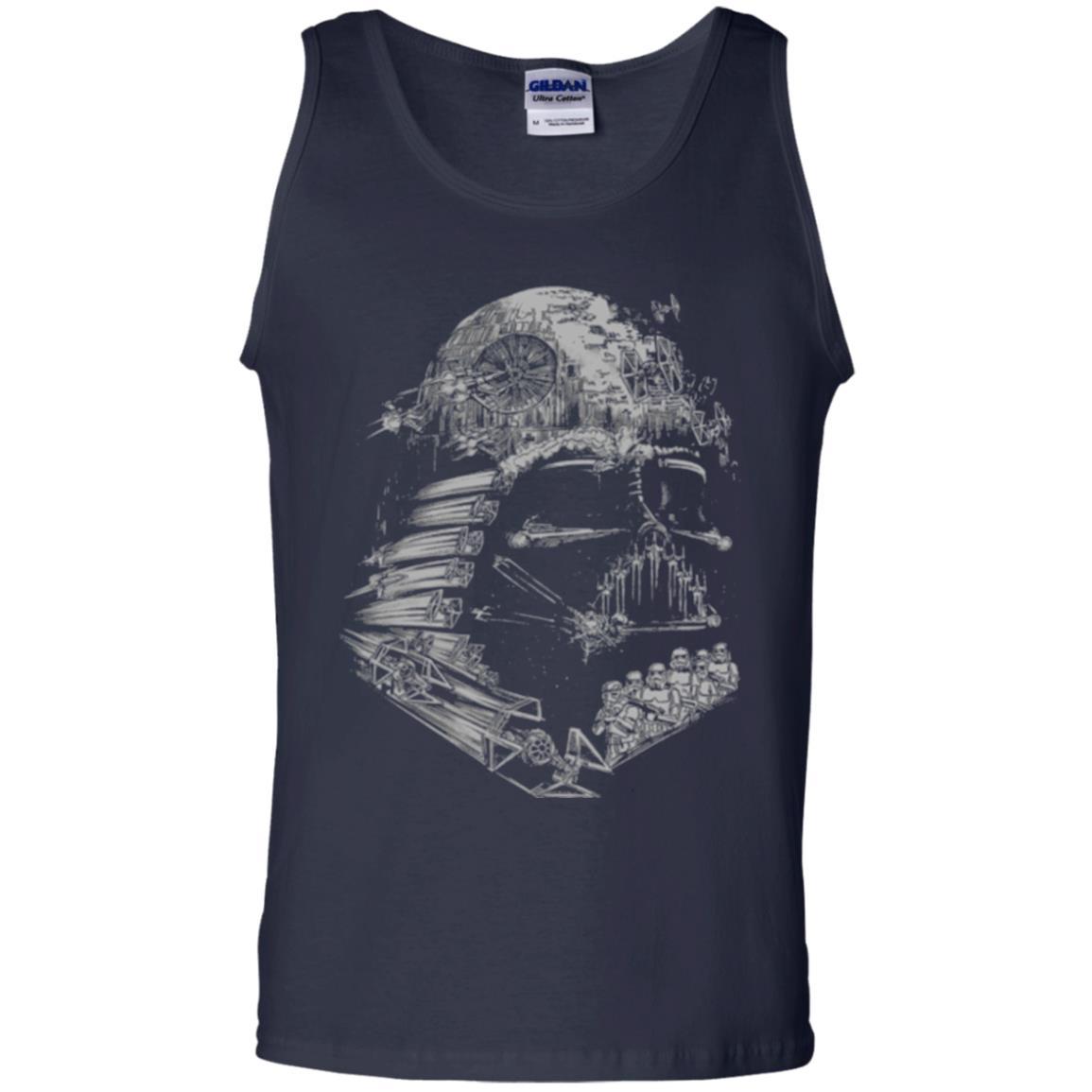Film T-shirt Star Wars Darth Vader Build The Empire Graphic Navy
