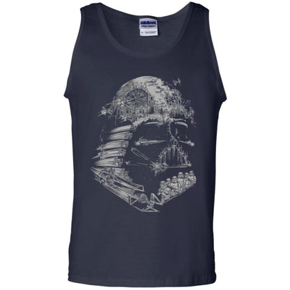 Film T-shirt Star Wars Darth Vader Build The Empire Graphic Navy