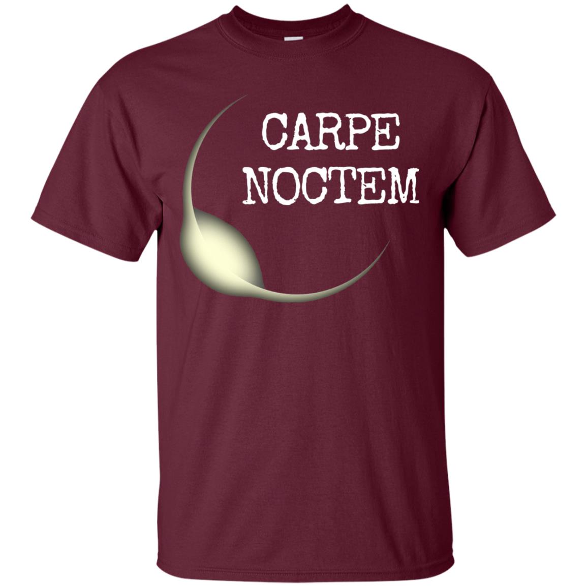 Carpe Noctem Lunar Eclipse T Shirt Maroon