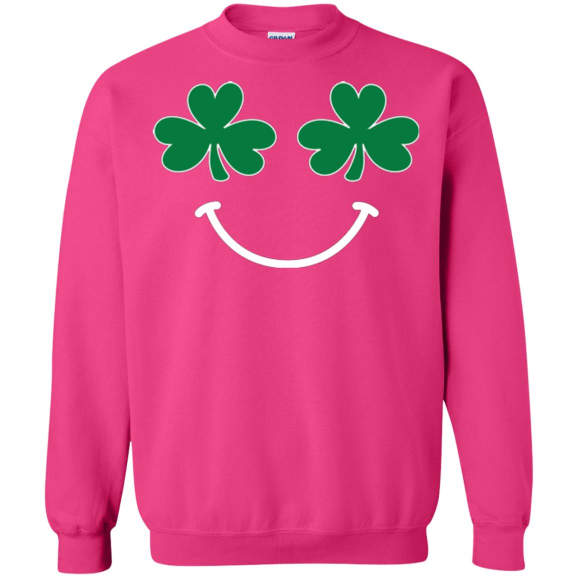 Saint Patrick's Day T-shirt Smiling Shamrocks Heliconia