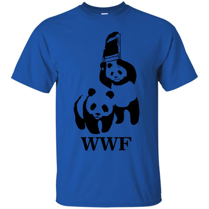 World Wildlife Fund Funny Panda Shirt Royal
