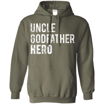 Family T-shirt Uncle Godfather Hero Military Green