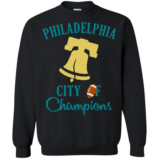 Football Lover T-shirt Philadelphia City Of Champion Black