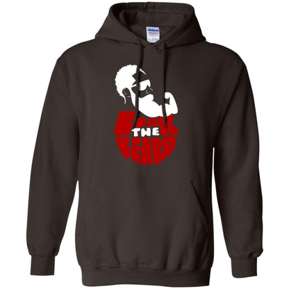 Fear The Beard No Shave November Gift Shirt For Mens Dark Chocolate