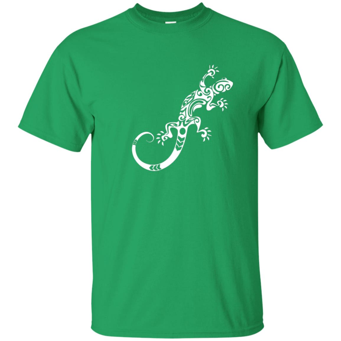 Tribal Lizard Animal Art Design Tattoo Gecko Shirt Irish Green