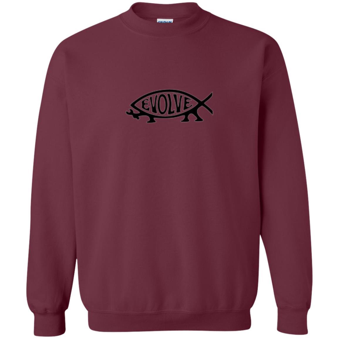 Darwin Evolution Evolve T-shirt Maroon