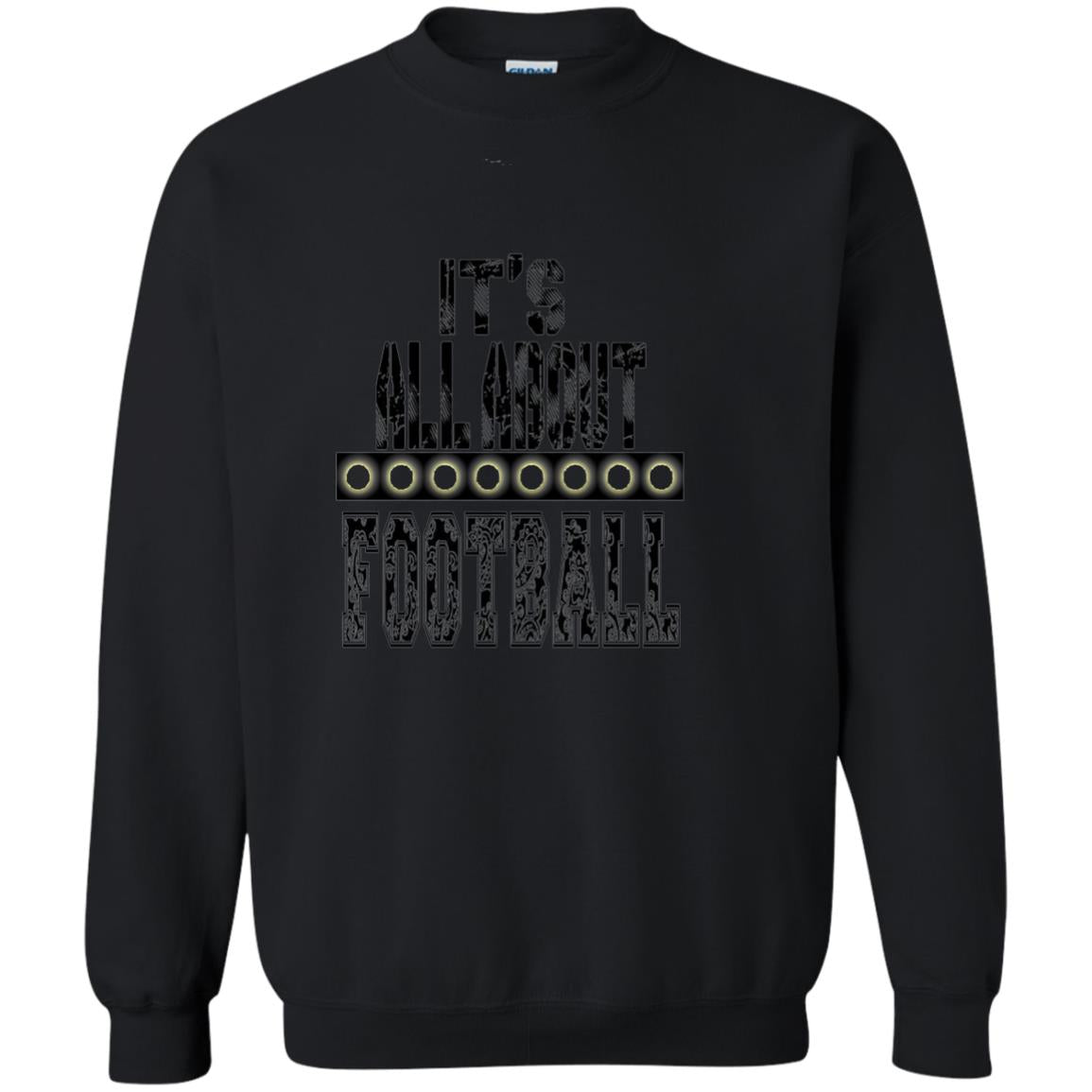 Football Lover T-shirt It_s All About Football Black