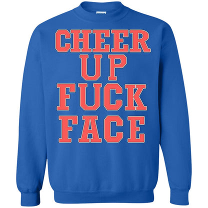 Cheer Up Face Shirt Royal