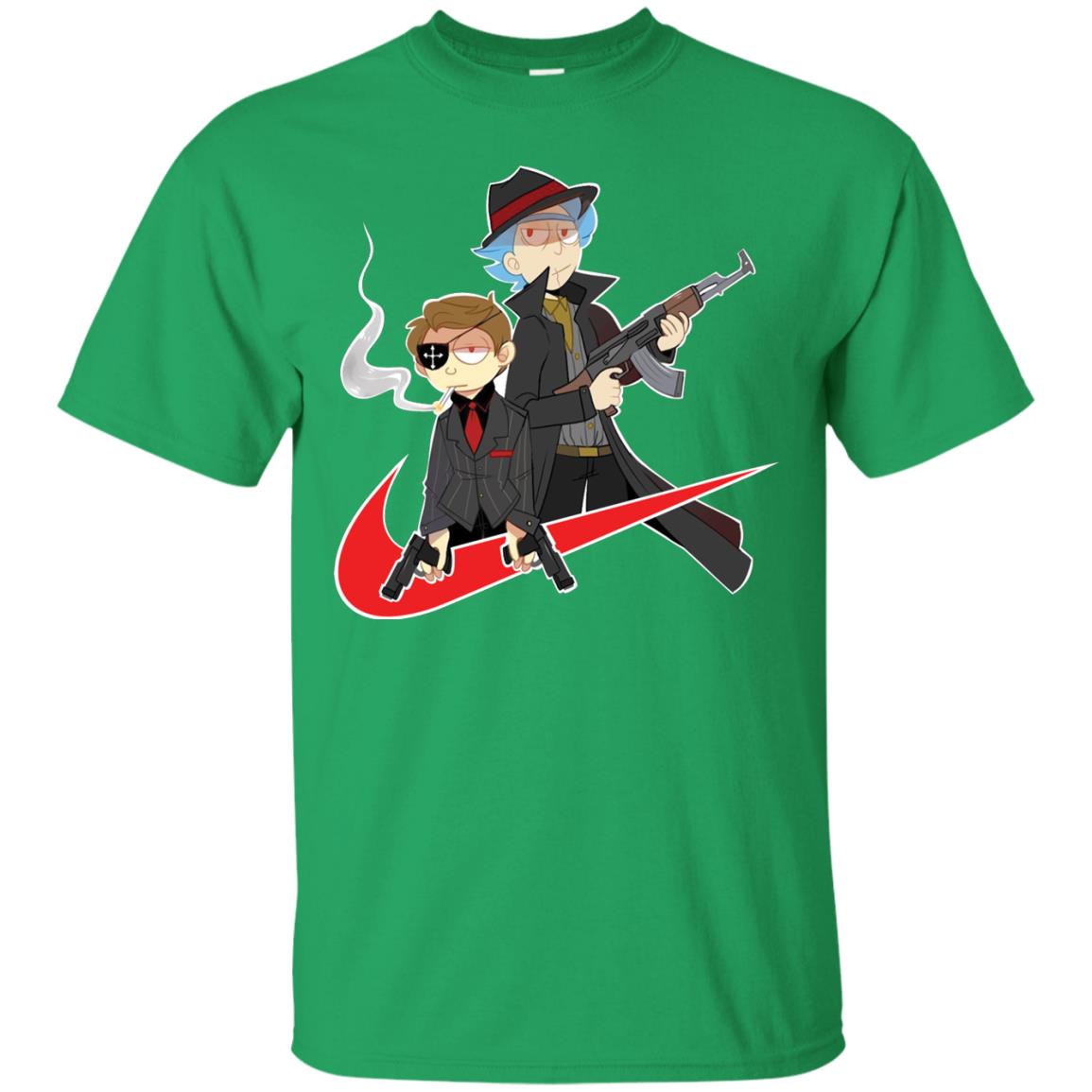 Rick And Morty Cartoon Shirt Irish Green