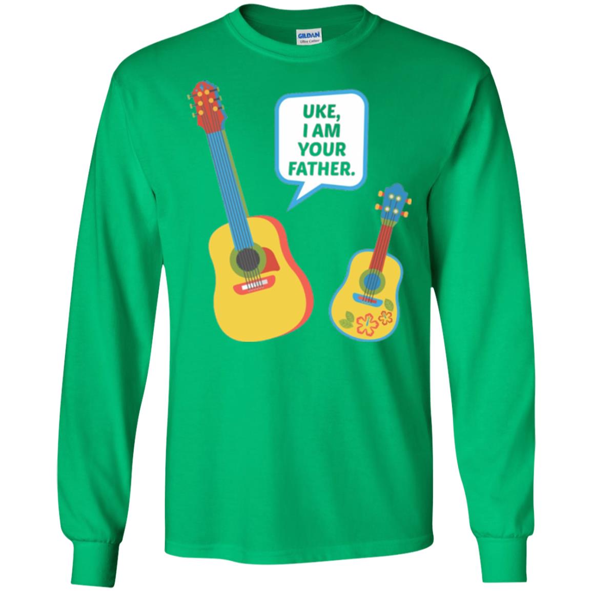 Ukulele Lovers T-shirt Uke I Am Your Father Irish Green