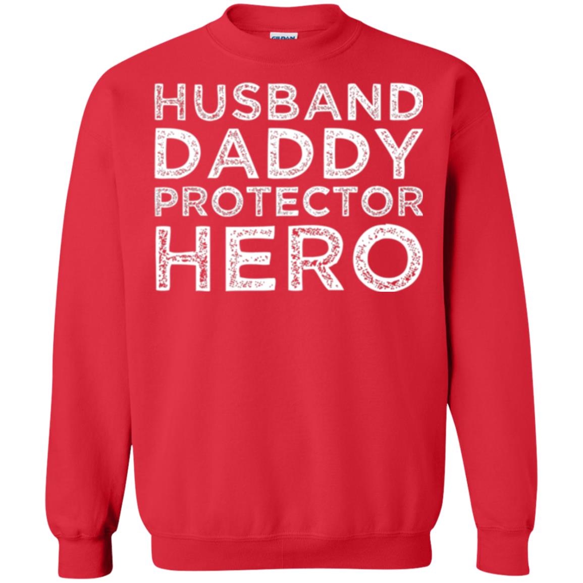 Husband Daddy Protector Hero T-shirt Red