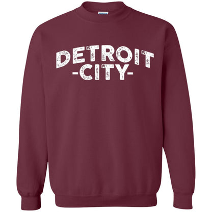 Detroit Michigan T-shirt Maroon
