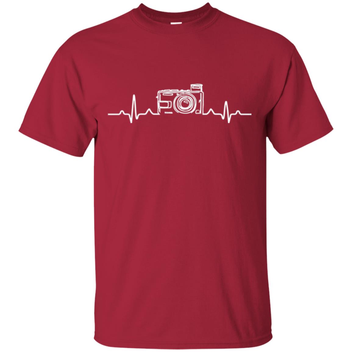 Photographers T-shirt Heart Beat Camera Cardinal