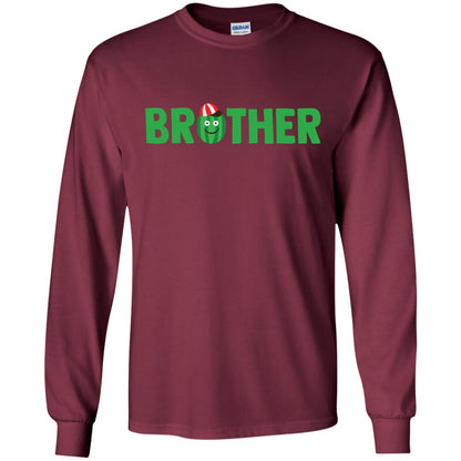 Brother Watermelon Funny Summer Melon Fruit Shirt For Brother Maroon