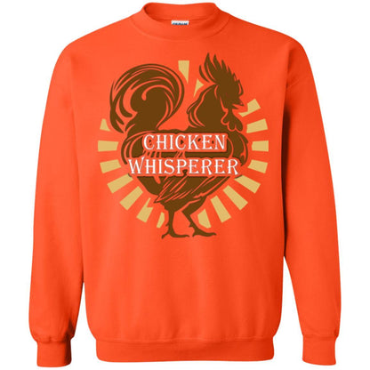 Farmer T-shirt Chicken Whisperer Orange