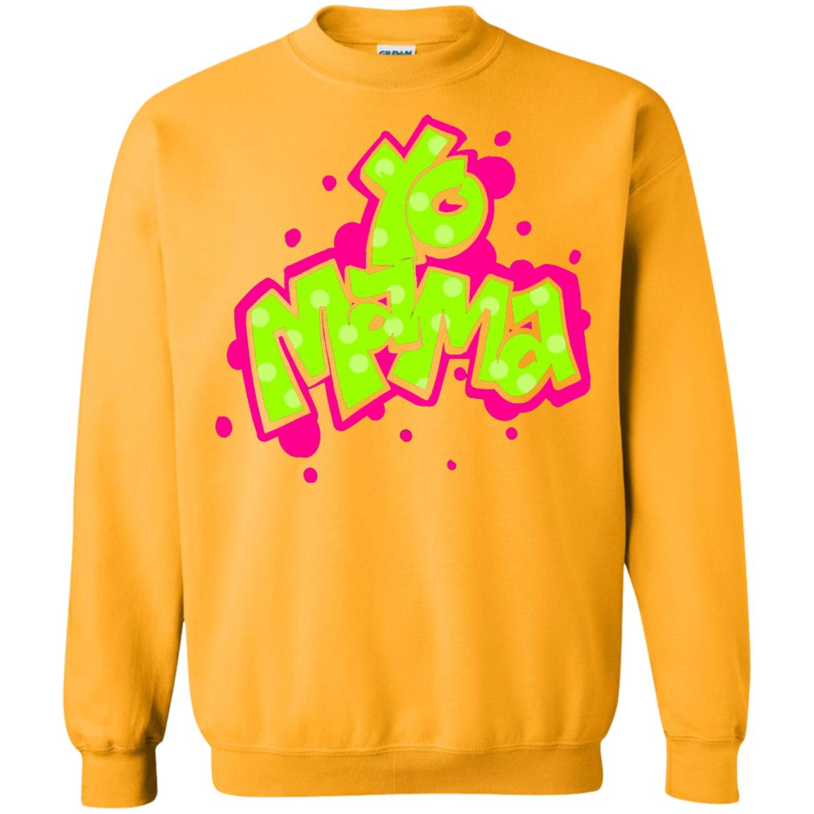 Yo Mama Fresh Princes Style 90s Hip Hop Party T-shirt Gold