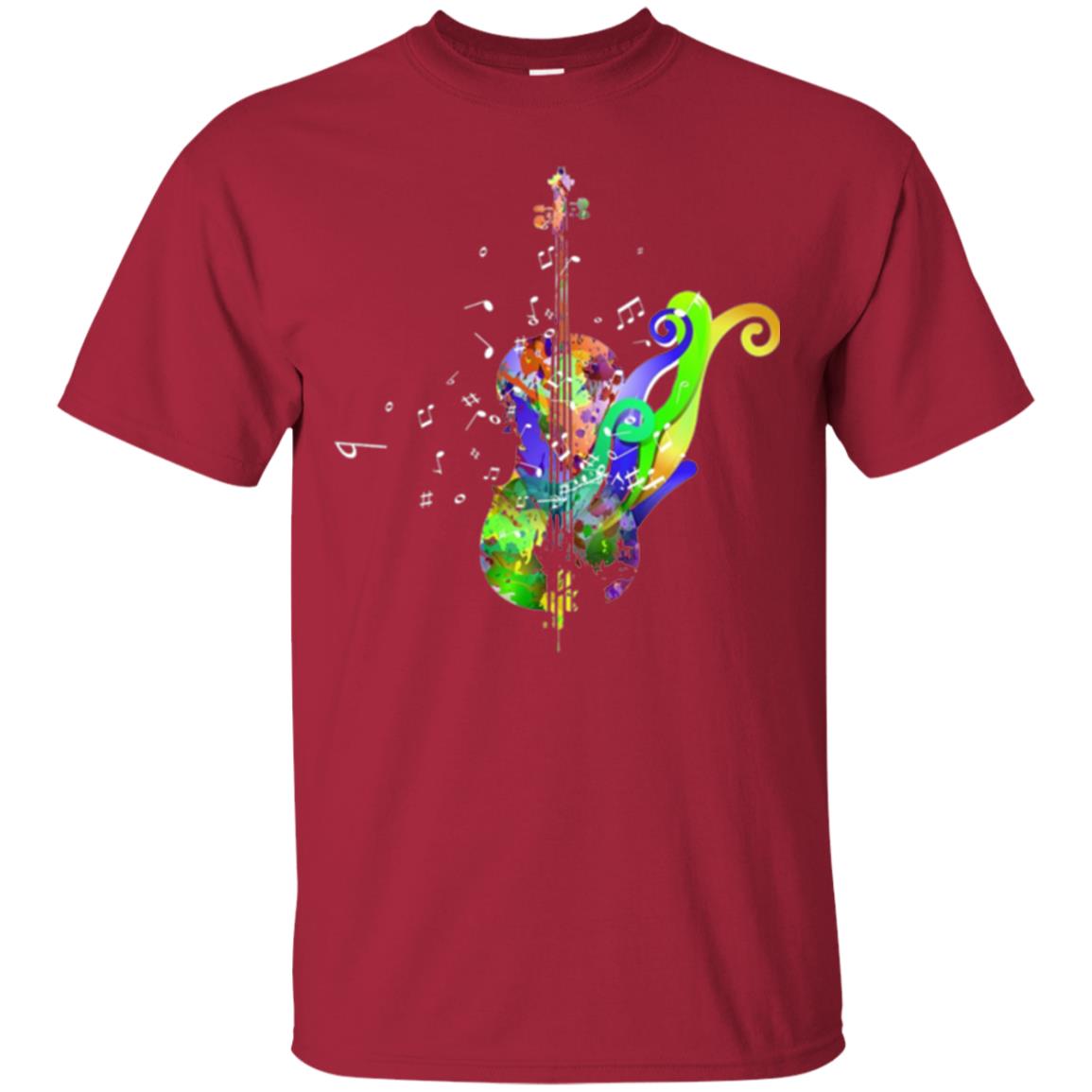 Violin Musical Artist Music T-shirt Cardinal