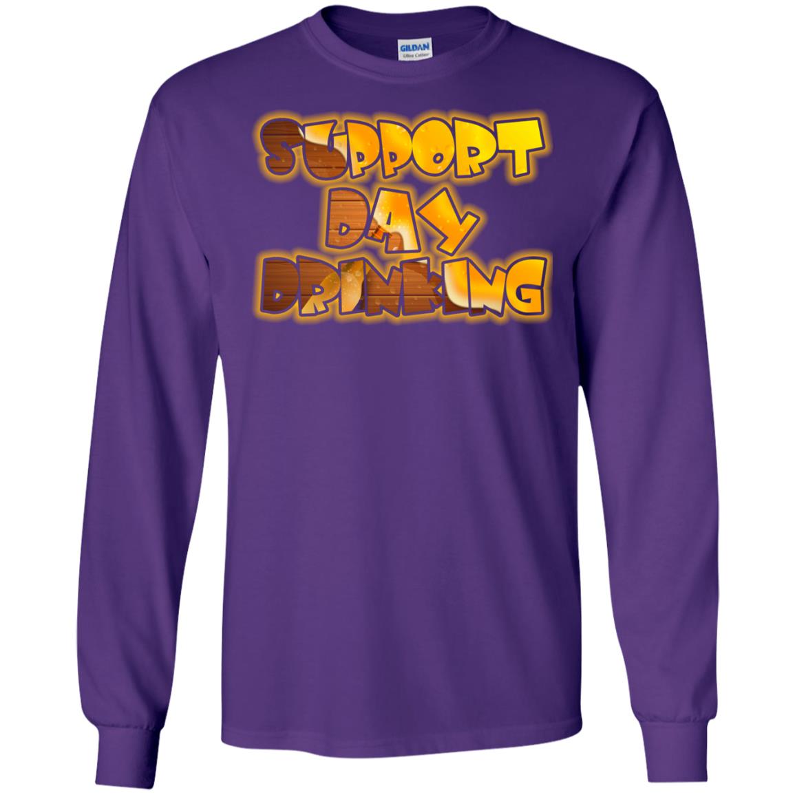 Saint Patrick's Day T-shirt Support Day Drinking Purple