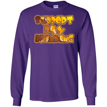 Saint Patrick's Day T-shirt Support Day Drinking Purple