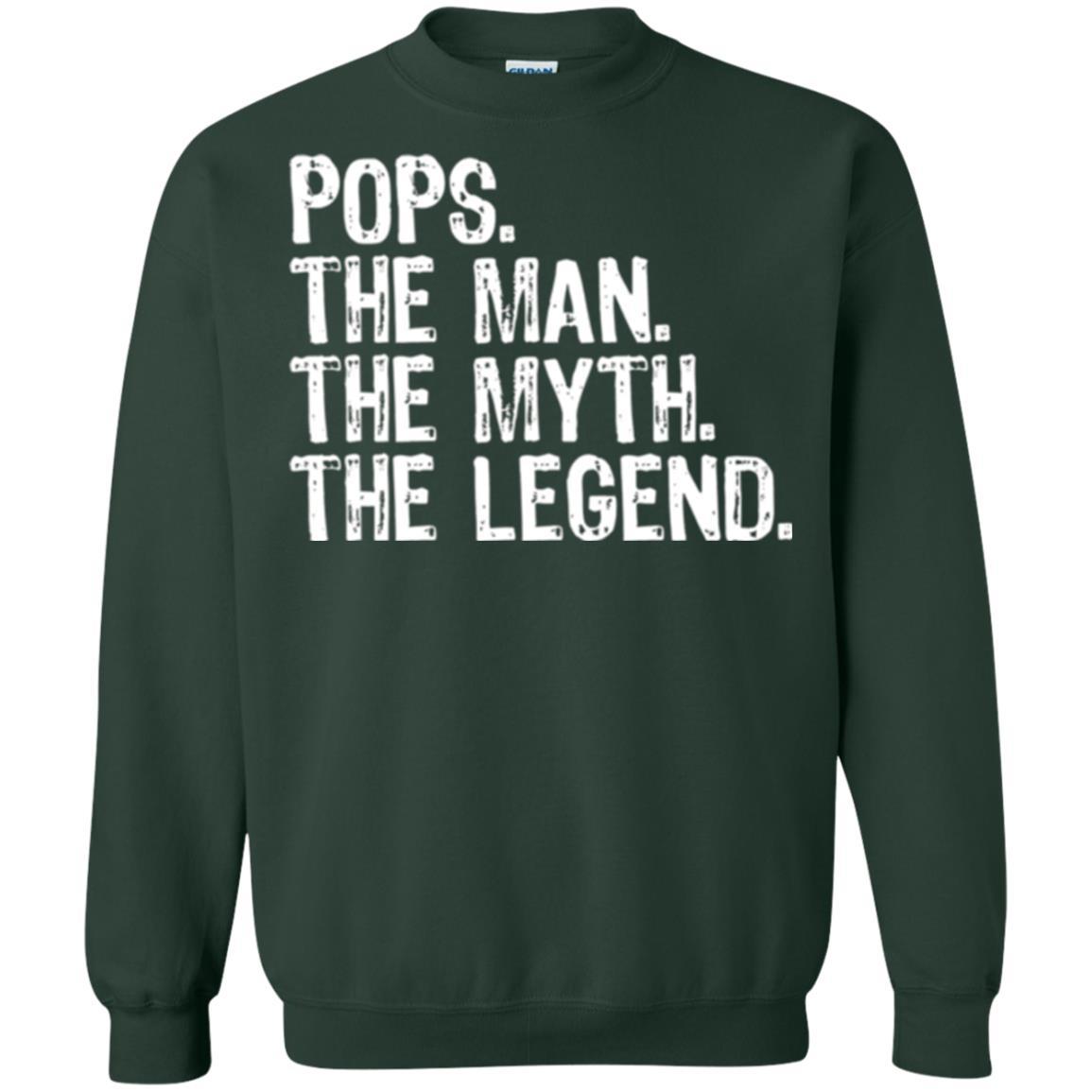 Daddy T-shirt Pops The Man The Myth The Legend Forest Green