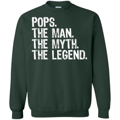 Daddy T-shirt Pops The Man The Myth The Legend Forest Green