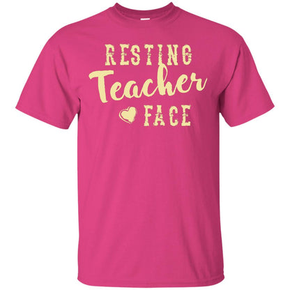 Resting Teacher Face T-shirt Heliconia