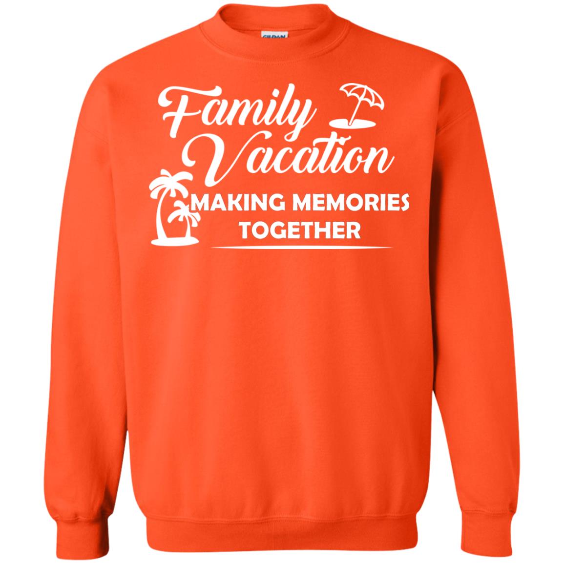 Family Vacation Making Memories Together Orange