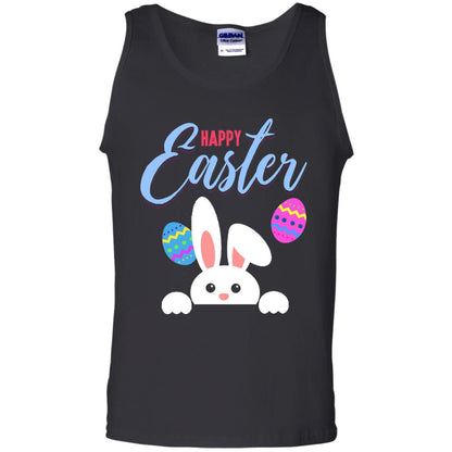 Emoji Bunny Egg Happy Easter Shirt Black