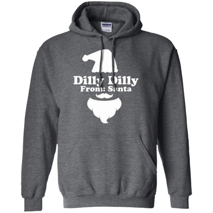 Christmas T-shirt Dilly Dilly From Santa Claus T-shirt Dark Heather