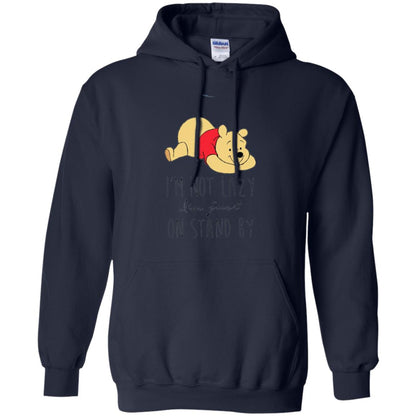 Bear Lover T -shirt I_m Not Lazy I_m Just On Stand By Navy