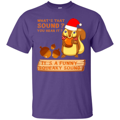 Squirrel T-shirt What's That Sound You Hear It Purple